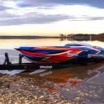 Traxxas Spartan/DCB M41 Boat Trailer Assembled - 10350-boat-trailer-with-spartan-sr-in-water-2 Traxxas Spartan/DCB M41 Boat Trailer Assembled