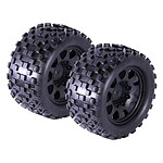 PowerHobby SCORPION XL Belted Tires & Viper Wheels (2) (Fits Arrma Kraton/OUTCAST 8S)
