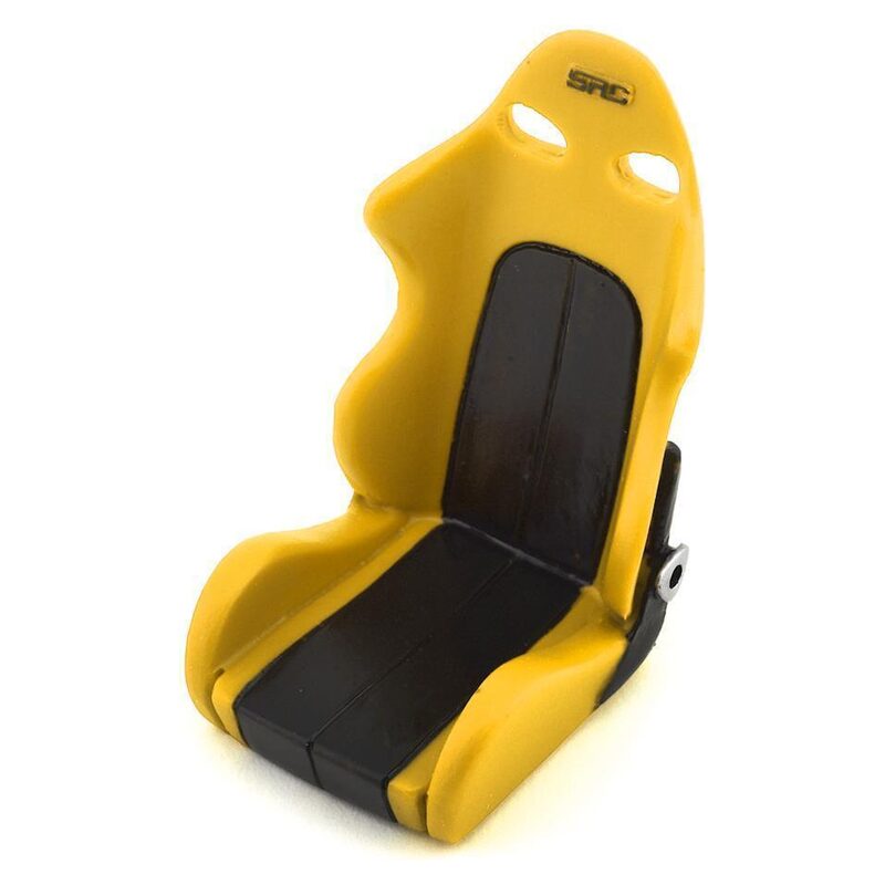 Sideways RC Scale Drift Bucket Seat V2 (Yellow) SDW-BSEATV2-YL