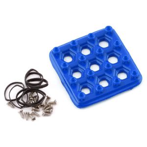 Sideways RC Scale Drift Bumper Retainers (Blue) SDW-BUMPERRETAINERS-BL