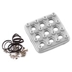 Sideways RC Scale Drift Bumper Retainers (Silver) SDW-BUMPERRETAINERS-SL