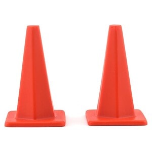 Sideways RC Scale Traffic Cones (Orange) (2) SDW-CONES