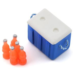 Sideways RC Scale Drift Cooler w/Bottles (Blue) SDW-COOLBOX-BL