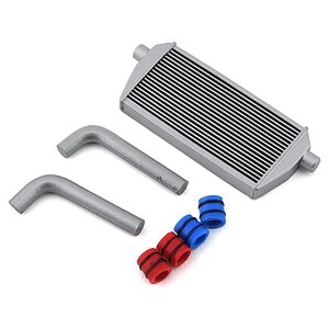 Sideways RC Scale Drift Full Intercooler Kit (Silver) (Medium) SDW-FULLINTKIT-M-S