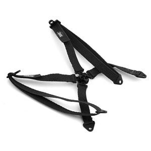 Sideways RC Scale Drift Bucket Seat Harness V2 (Black) SDW-HARNESS-V2-BK