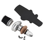 Sideways RC Scale Drift Half Turbo w/Cone Filter (Black) SDW-HTURCONE-BK