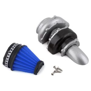 Sideways RC Scale Drift Half Turbo 2 w/Cone Filter (Blue) SDW-HTURCONEV2-BL