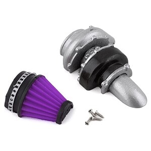 Sideways RC Scale Drift Half Turbo 2 w/Cone Filter (Purple) SDW-HTURCONEV2-PU