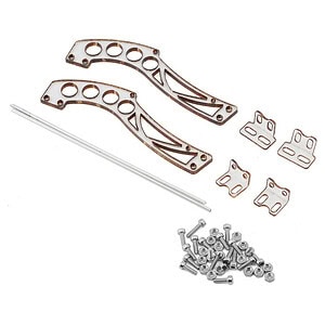 Sideways RC Lightweight Polycarbonate Wing Mount V1 (Clear) SDW-LW-WM-V1