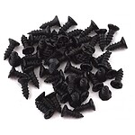 Sideways RC Scale Drift M1 Body Panel Screw (Black) (50) SDW-M1BK50-3MM