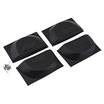 Sideways RC Scale Drift Universal Overfender (Black) (Style 4) SDW-OVFEND-4