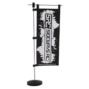 Sideways RC Scale Drift Pit Flag (Black) SDW-PITFLAG-B