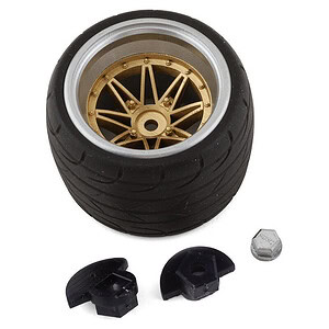 Sideways RC Radio Grip Wheel V4 (Gold Chrome) SDW-RADIOGRIPV4