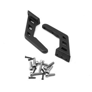 Sideways RC Swan Neck Scale Drift Wing Mounts V1 (Black) (2) SDW-SNMOUNT-V1