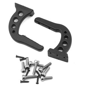 Sideways RC Swan Neck Scale Drift Wing Mounts V3 (Black) (2) SDW-SNMOUNT-V3