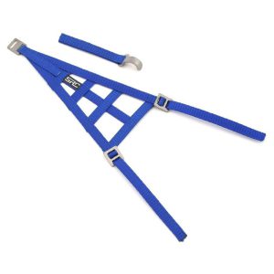 Sideways RC Scale Drift Triangle Window Net (Blue) SDW-TRIWNEW-BL