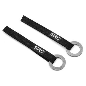 Sideways RC Scale Drift Nylon Tow Sling w/Ring Hook (Black) (2) SDW-TSL-RINGH-BK