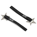 Sideways RC Scale Drift Nylon Tow Strap w/Star Hook (Black) (2) SDW-TSL-STARH-BK