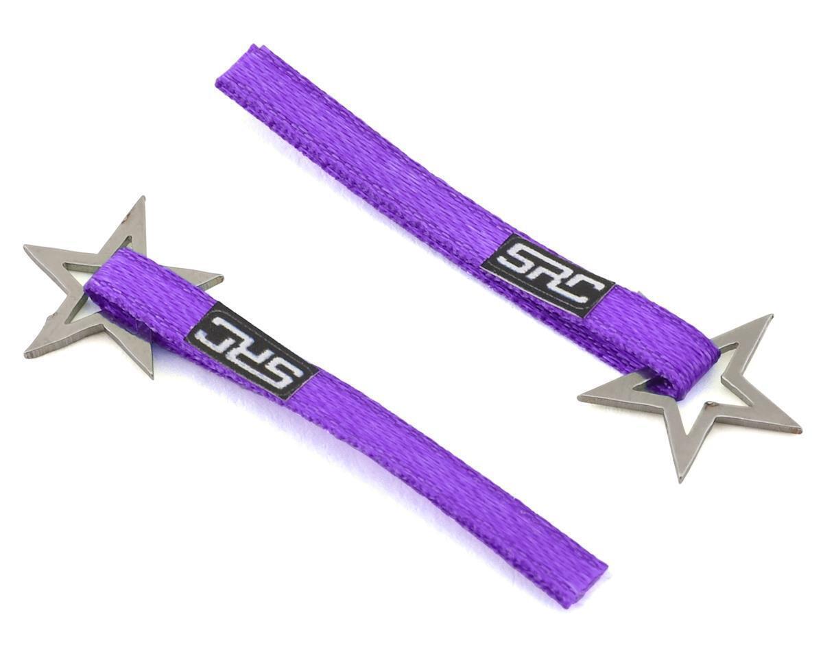 Sideways RC Scale Drift Nylon Tow Strap w/Star Hook (Purple) (2) SDW-TSL-STARH-PU