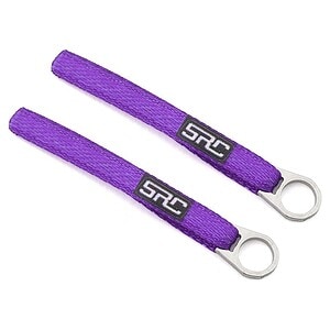 Sideways RC Scale Drift Nylon Tow Sling w/Steel Ring (Purple) (2) SDW-TSL-STEELRING-PU