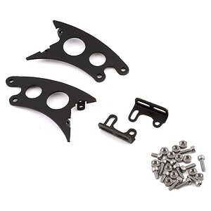Sideways RC Edge Mount 1 Scale Drift Wing Mount (Black) SDW-WMEDGE1-B