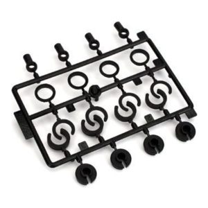 ECX Shock End Spring Cup Spring Clip Set - All ECX 1/10 2WD ECX1038