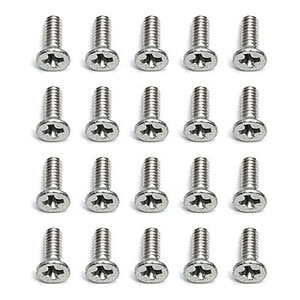 Team Associated (B5) Vintage RC Hardware M2 x 6 mm Flat Head Phillips