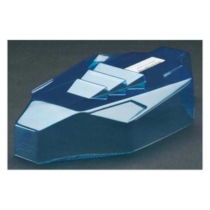 Detailed RC speedboat hull for remote control boat racing and sea adventures.