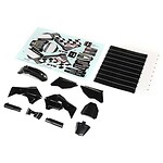 Losi Black Plastics w/Wraps: PM-MX LOS260006