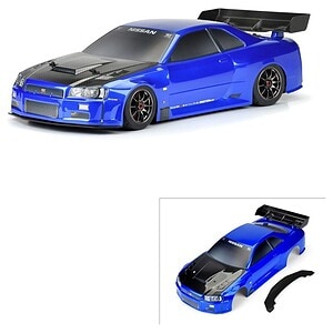 Pro-Line 1/7 2002 Nissan Skyline GT-R R34 Infraction 6S Blue Body Pre-Painted