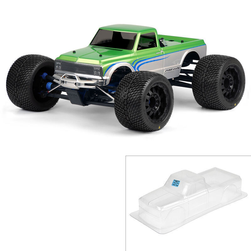 Pro-Line 1/8 1972 Chevy C-10 Long Bed Monster Truck - PRO347000 - Body (Clear)