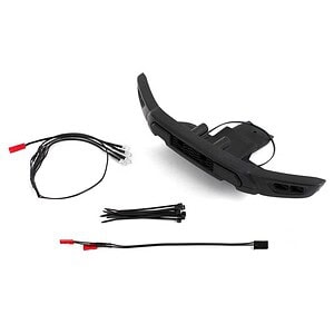 Traxxas Raptor R Front Bumper w/LED Light Bar and Headlights TRA10190