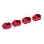 Traxxas T6 Aluminum Suspension Pin Retainer 4-Pack - Red TRA7743-RED