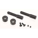 Duratrax Nylon Body Post Black 1.5 (2) DTXC2615
