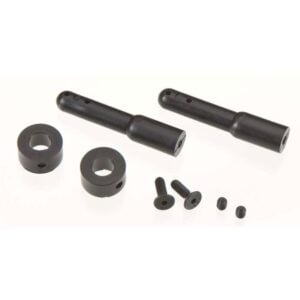 Duratrax Nylon Body Post Black 1.5 (2) DTXC2615