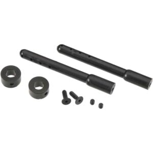 Duratrax Nylon Body Post Black 2.5 (2) DTXC2616