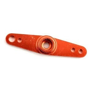Dynamite Machined Aluminum JR Airtronics KO Double Sided Servo Horn Red DYN2544