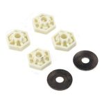 Los-i 420 Series Hex Adapter Set 20mm TRA - HPI 4 Pack LOSB3518