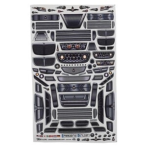 Firebrand RC Grilles Multi-Fit Decal Sheet (8.5x14)