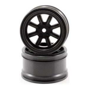 HPI 31mm Vintage 8-Spoke Wheel - Gun Metal (2-Pack)