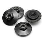 HPI Flanged Locknut M5X8mm Savage Trophy Truggy Set of 4 Black HPIZ680
