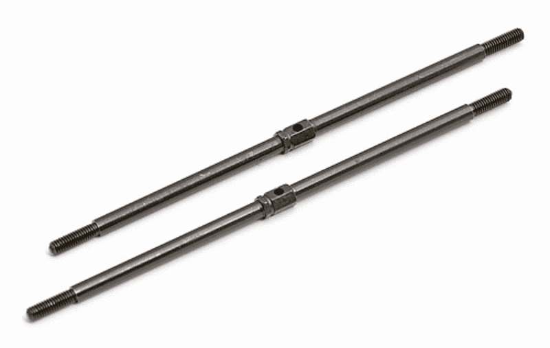 Team Associated Rear Toe Turnbuckles  M3x125 mm/4.937 in  steel  black