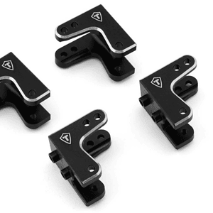 Treal Hobby Losi LMT Aluminum Shock Mount Set (4) (Black)