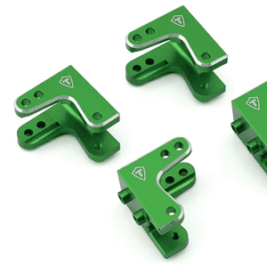 Treal Hobby Losi LMT Aluminum Shock Mount Set (4) (Green)