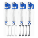 PowerHobby Axial SCX24 Aluminum Threaded Long Travel Shocks Micro Crawler Blue