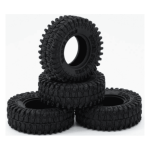 Hobby Details SCX24 B-Style 1.0 Micro Tires with Foam (4pc Set)
