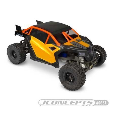High-performance RC off-road vehicle with rugged tires and advanced suspension system.