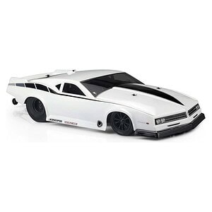 High-performance RC race car with aerodynamic design and powerful motor for off-road and track racing.