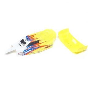 Losi Mini-B Yellow/White Wing Body Pre-Painted