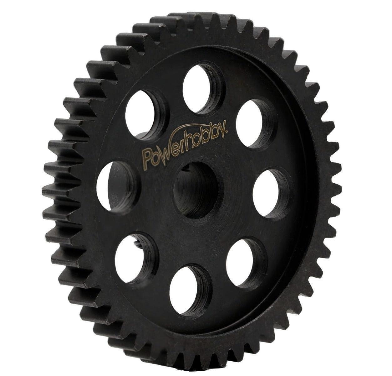 PowerHobby Hardened Steel 37 Tooth Mod1 8mm Pinion Gear with 2 Grub Screws